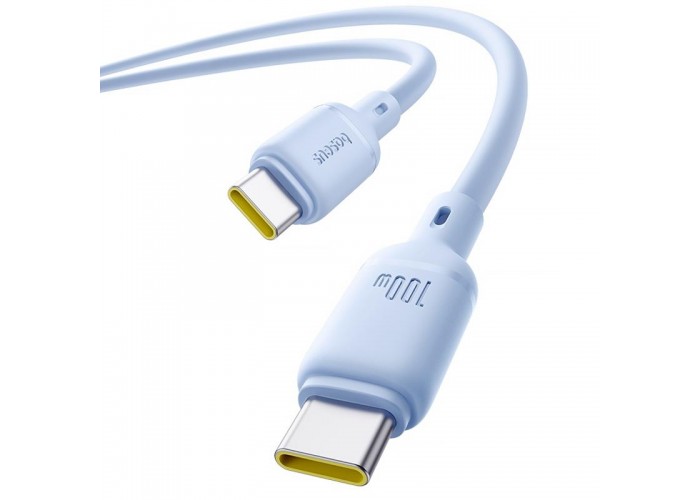 Дата кабель Baseus Silky Series OS Fast Charging Type-C to Type-C 100W (1m) (P10377704)