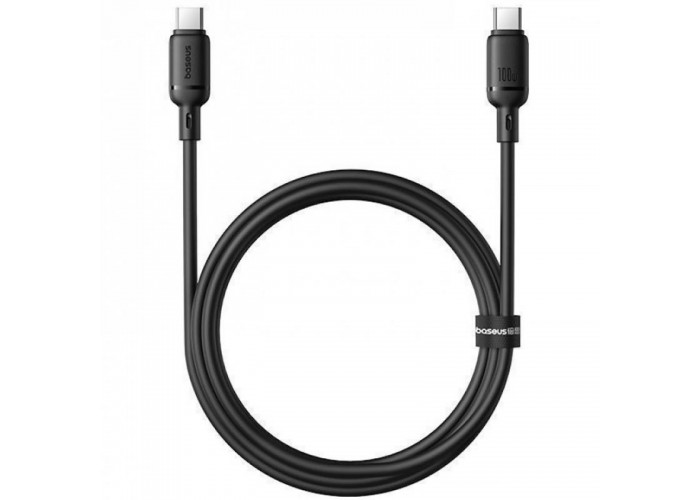 Дата кабель Baseus Silky Series OS Fast Charging Type-C to Type-C 100W (2m) (P10377704)