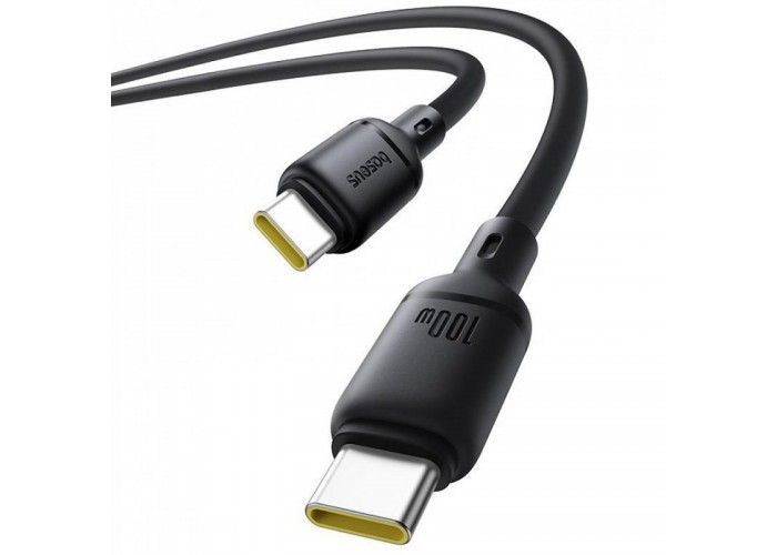 Дата кабель Baseus Silky Series OS Fast Charging Type-C to Type-C 100W (2m) (P10377704)
