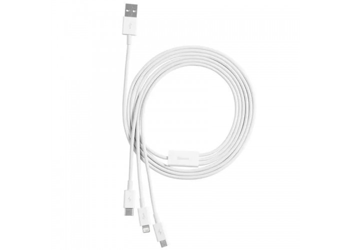 Дата кабель Baseus Superior Series USB to MicroUSB-Lightning-Type-C 3.5A (1.5m) (CAMLTYS)