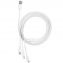 Дата кабель Baseus Superior Series USB to MicroUSB-Lightning-Type-C 3.5A (1.5m) (CAMLTYS)