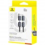 Дата кабель Baseus Versatile Two-for-Two USB/Type-C to Type-C/Lightning 60W (1m) (CB000162)