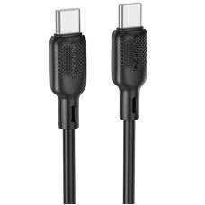 Дата кабель Borofone BX113 Lenny Type-C to Type-C 60W (2m)  Black - 00000085116_1