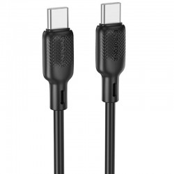 Дата кабель Borofone BX113 Lenny Type-C to Type-C 60W (2m)  Black - 00000085116_1