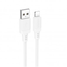 Дата кабель Borofone BX115 Lotto USB to Lightning 2.4A (1m)  White - 00000076764_2