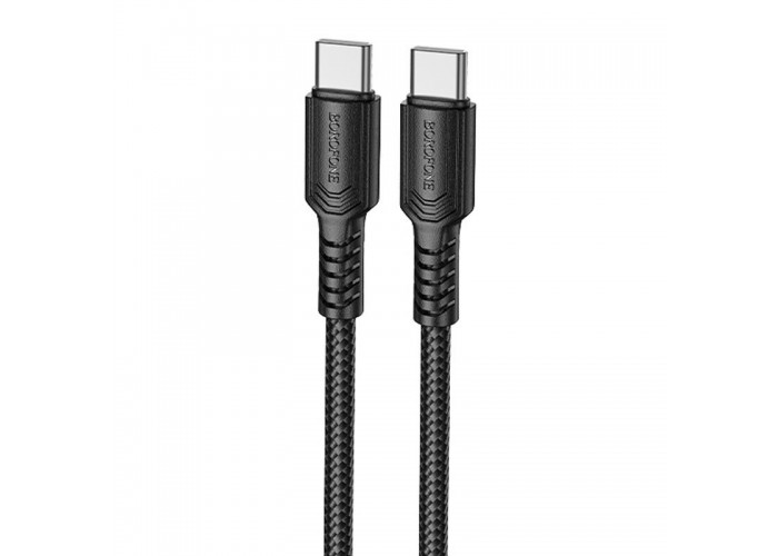 Дата кабель Borofone BX116 Certain Type-C to Type-C 60W (1m)