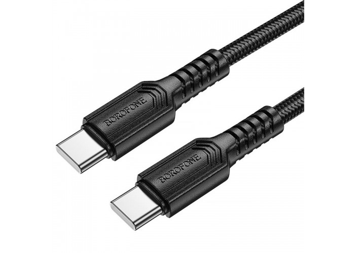 Дата кабель Borofone BX116 Certain Type-C to Type-C 60W (1m)