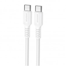 Дата кабель Borofone BX116 Certain Type-C to Type-C 60W (1m)  White - 00000081962_2