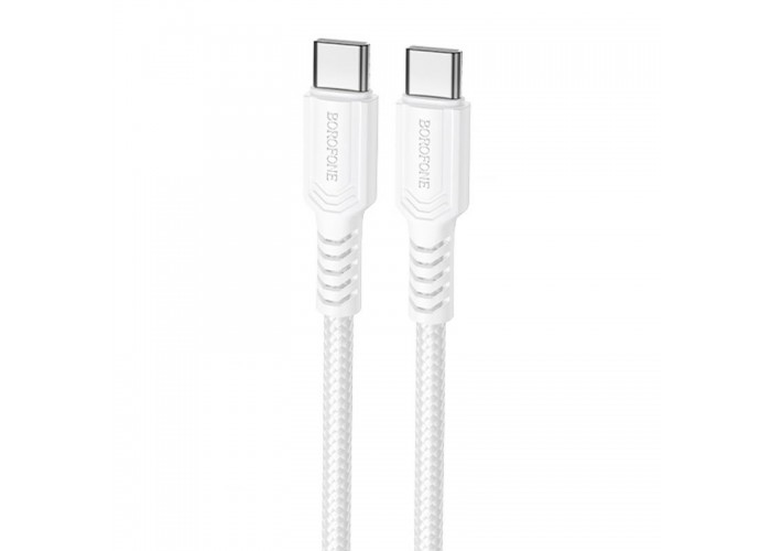 Дата кабель Borofone BX116 Certain Type-C to Type-C 60W (1m)