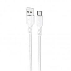 Дата кабель Borofone BX116 Certain USB to Type-C 3A (1m)  White - 00000076781_3