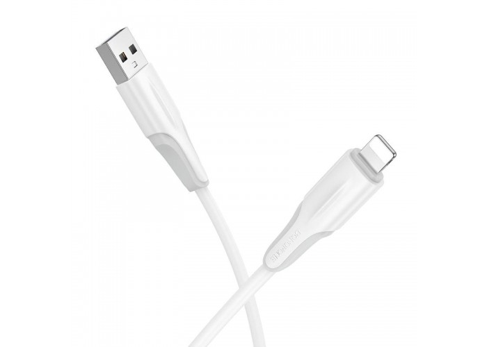 Дата кабель Borofone BX119 New USB to Lightning 2.4A (1m)