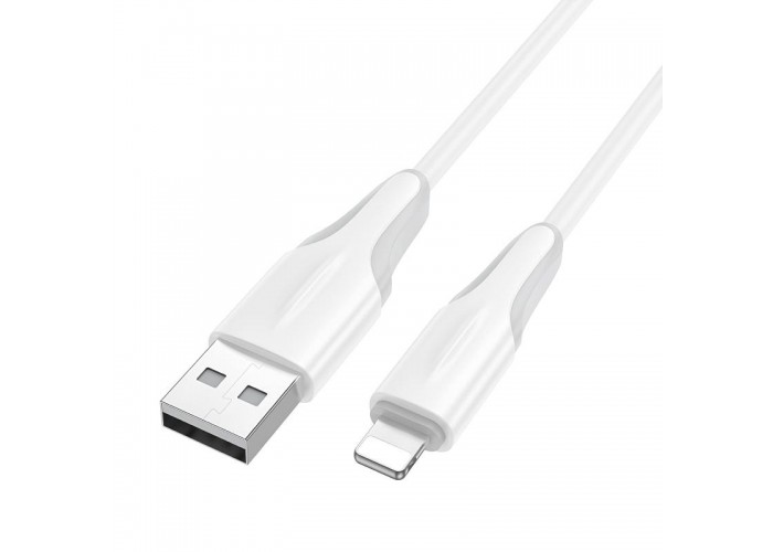 Дата кабель Borofone BX119 New USB to Lightning 2.4A (1m)