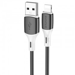 Дата кабель Borofone BX79 USB to Lightning (1m)  Чорний - 00000057087_1