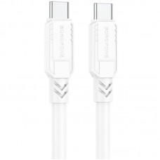 Дата кабель Borofone BX81 Type-C to Type-C 60W (1m)  Білий - 00000060131_1