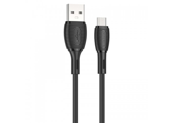 Дата кабель Borofone BX86 Advantage USB to MicroUSB 2.4A (1m)