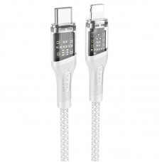 Дата кабель Hoco U111 Discovery Edition Type-C to Lightning 27W (1.2m)  Grey - 00000084980_1