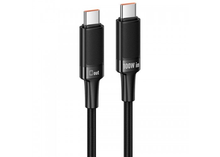 Дата кабель Hoco U153 Extreme Type-C to Type-C 100W (1.2m)