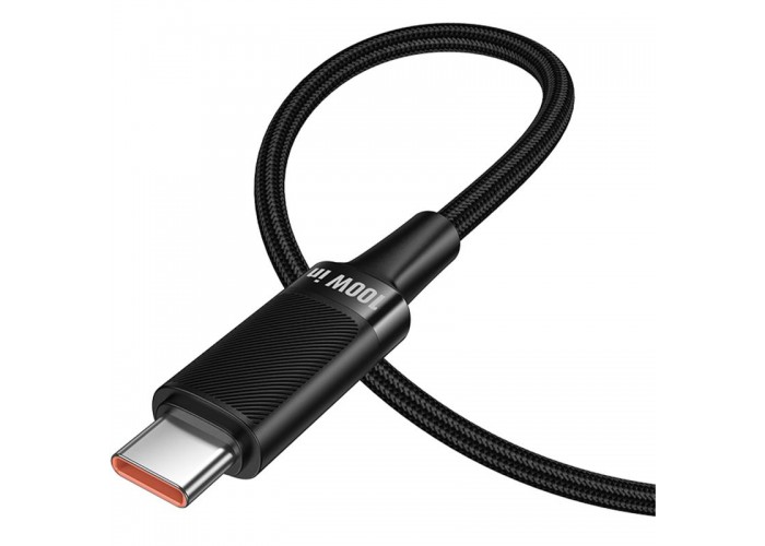 Дата кабель Hoco U153 Extreme Type-C to Type-C 100W (1.2m)