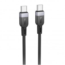 Дата кабель Hoco X109 Energy silicone Type-C to Type-C 60W (2m)  Black - 00000081687_1