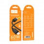 Дата кабель Hoco X113 Beneficio Type-C to Type-C 60W (1m)