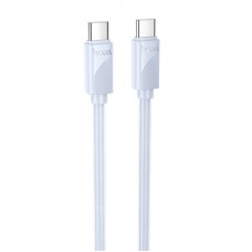 Дата кабель Hoco X114 Energy Type-C to Type-C 60W (1m)  Blue - 00000077108_1