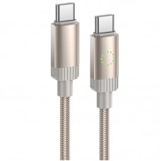 Дата кабель Hoco X117 Star Type-C to Type-C 60W (1m)  Gold - 00000079106_2