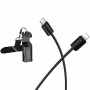 Дата кабель Hoco X126 Experto Type-C to Lightning 30W + Phone Holder & Lanyard (0.35m)