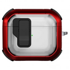 Футляр протиударний Locking Button для навушників Airpods 4  Red - 00000079158_6