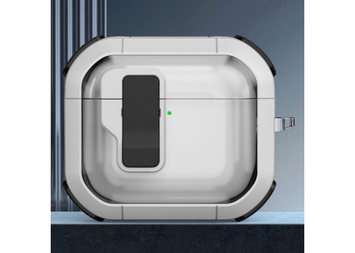 Футляр протиударний Locking Button для навушників Airpods 4
