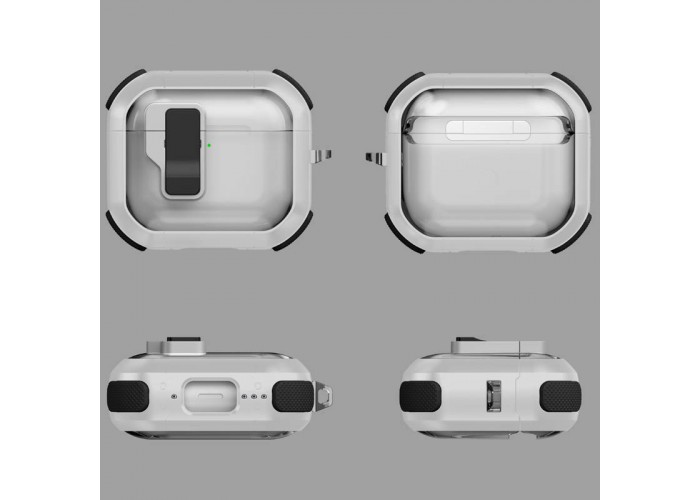 Футляр протиударний Locking Button для навушників Airpods 4