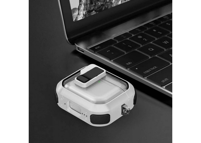 Футляр протиударний Locking Button для навушників Airpods 4
