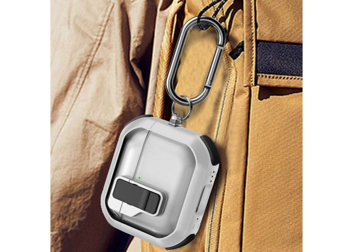 Футляр протиударний Locking Button для навушників Airpods 4