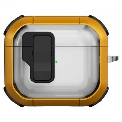 Футляр протиударний Locking Button для навушників Airpods Pro 3  Yellow - 00000083963_8