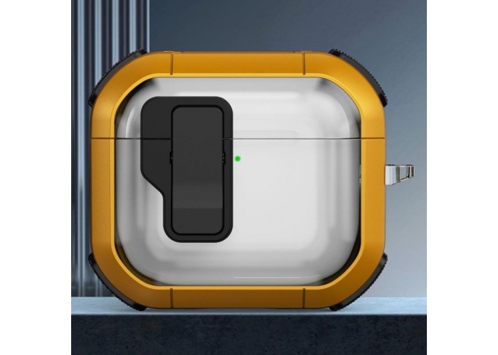 Футляр протиударний Locking Button для навушників Airpods Pro 3