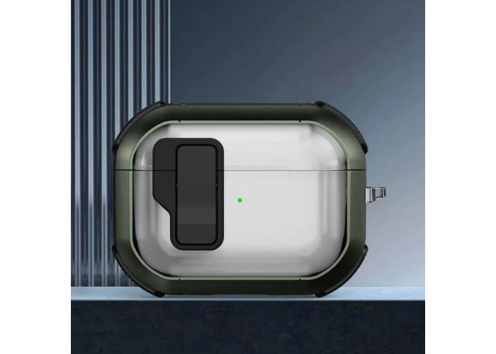 Футляр протиударний Locking Button для навушників Airpods Pro 3