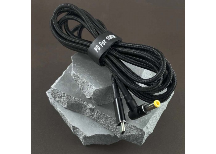 Кабель USB-C to DC 100W з набором переходников для ноутбуку 10in1