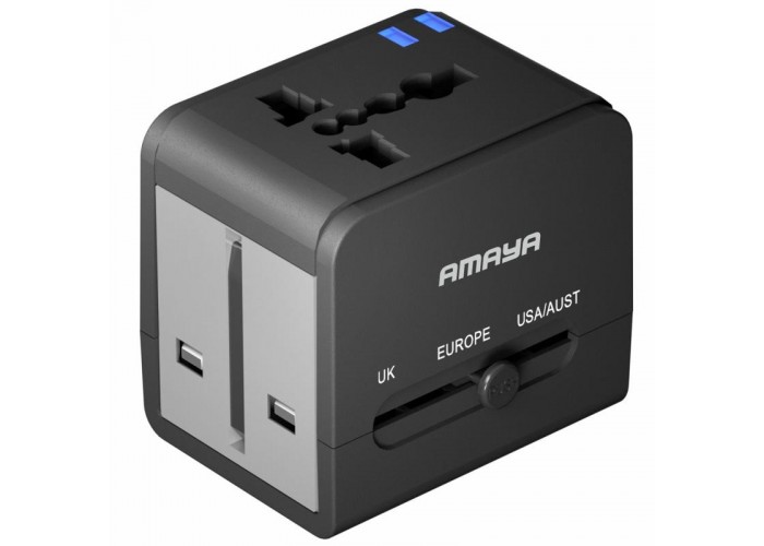 Сетевой універсальний перехідник Amaya X10W 10W + 1USB-A/1C