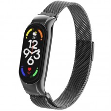 Ремінець Milanese Loop Design для Xiaomi Mi Band 3/4  Чорний - 00000032590_1