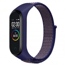 Ремінець Nylon New для Xiaomi Mi Band 3/4/5/6/7  Navy Blue - 00000077678_10
