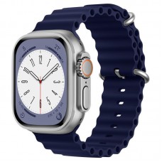 Ремінець Ocean Band для Apple Watch 38/40/41/42mm(ser.10)  Синій / Deep navy - 00000080398_11
