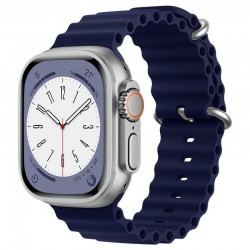 Ремінець Ocean Band для Apple Watch 38/40/41/42mm(ser.10)  Синій / Deep navy - 00000080398_11