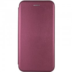 Шкіряний чохол-книжка Classy для Xiaomi Redmi 9  Бордовий - 00000037863_2