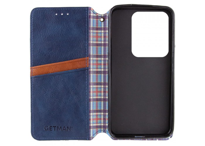 Шкіряний чохол-книжка GETMAN Cubic (PU) для Motorola Edge 50 Fusion