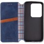 Шкіряний чохол-книжка GETMAN Cubic (PU) для Motorola Edge 50 Fusion