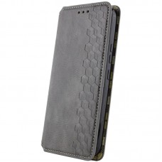 Шкіряний чохол-книжка GETMAN Cubic (PU) для Motorola Moto G57 / G57 Power  Сірий - 00000086042_4