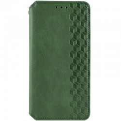 Шкіряний чохол-книжка GETMAN Cubic (PU) для Samsung Galaxy A07  Зелений - 00000080419_1