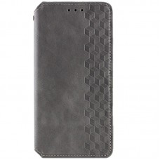 Шкіряний чохол-книжка GETMAN Cubic (PU) для Samsung Galaxy A07  Сірий - 00000080419_4