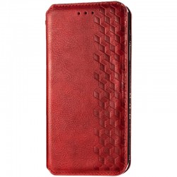 Шкіряний чохол-книжка GETMAN Cubic (PU) для Samsung Galaxy A31  Червоний - 00000036705_2
