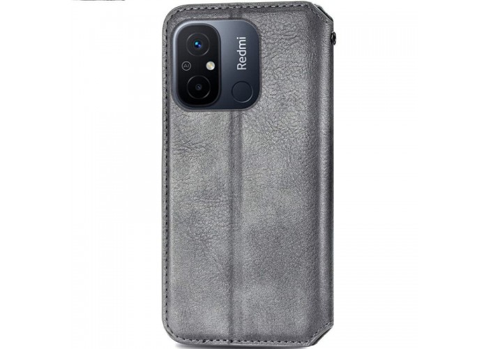 Шкіряний чохол-книжка GETMAN Cubic (PU) для Xiaomi Redmi 12C