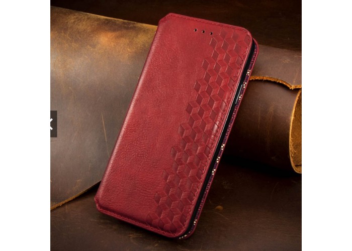Шкіряний чохол-книжка GETMAN Cubic (PU) для Xiaomi Redmi 9C